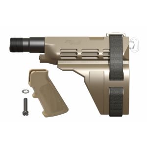 Sig Sauer FDE SB15 Stabilizing Brace for Pistols with Pistol Tube, Pistol Grip & Hardware